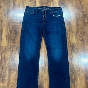 2 pair Mens American Eagle bootcut flex jeans. Worn one time each. Washed once.